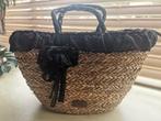 Nieuw : Rieten tas van Kbas, Sieraden, Tassen en Uiterlijk, Tassen | Damestassen, Ophalen of Verzenden, Nieuw, Zwart, Shopper