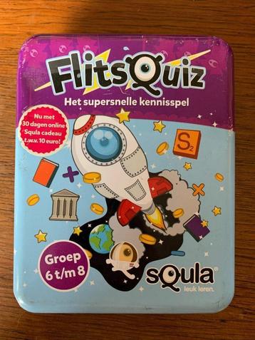 Flits Quiz Squla; supersnelle kennisspel; groep 6 t/m 8 beschikbaar voor biedingen