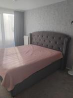 Velvet boxspring met matras 180x200cm, Huis en Inrichting, Slaapkamer | Boxsprings, Gebruikt, Tweepersoons, Ophalen of Verzenden