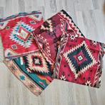 NIEUW kussenhoezen met print - 4 Stuks, Ophalen of Verzenden, Zo goed als nieuw, Rood, Vierkant