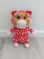 Knuffel hamster AH Albert Heijn valentijn liefde hartje L286, Ophalen of Verzenden, Zo goed als nieuw, Overige typen