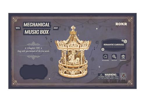 Robotime Romantic Carousel AMK62 Bouwpakket Nieuw, Hobby en Vrije tijd, Modelbouw | Overige, Nieuw, Groter dan 1:32, Ophalen of Verzenden