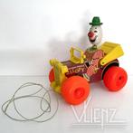 Vintag, retro Fisher Price Jolly Jalopy 724, trekwagen clown, Gebruikt, -, -, Ophalen of Verzenden