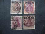 Duitse Rijk serie 154-157 Gestempeld,, Postzegels en Munten, Postzegels | Europa | Duitsland, Ophalen of Verzenden, Overige periodes