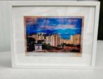 Uitzicht Pyongyang Noord-Korea A3 Aquarel in Lijst Art Kunst, Antiek en Kunst, Ophalen of Verzenden