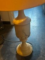 Lamp met marmeren voet, Huis en Inrichting, Lampen | Tafellampen, Ophalen of Verzenden, Zo goed als nieuw, Minder dan 50 cm