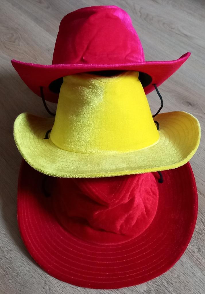 3 vrolijke hoeden [Gar.Zdr.ZK-01], Kleding | Dames, Hoeden en Petten, Nieuw, Hoed, One size fits all, Ophalen