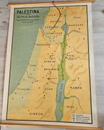 Landkaart / Schoolplaat Palestina, Ophalen of Verzenden