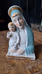 Leuk oud beeldje Maria met kindje Jesus, Ophalen of Verzenden