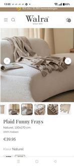 Walra Plaid - Nieuw in verpakking, 100 tot 150 cm, Grijs, Nieuw, Ophalen of Verzenden