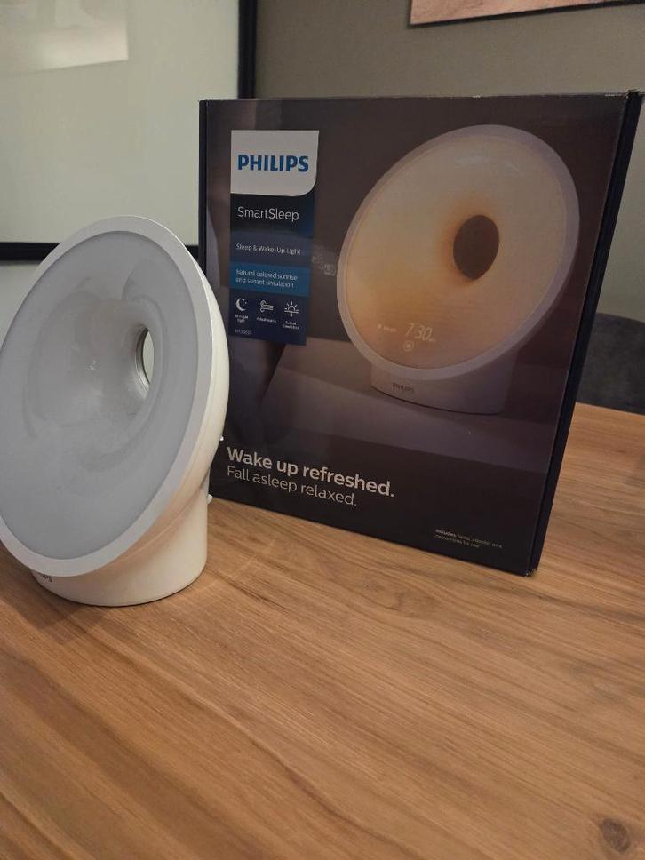 Philips Somneo Sleep & Wake-Up Light HF3650/01, Witgoed en Apparatuur, Wekkers, Zo goed als nieuw, Digitaal, Ophalen of Verzenden