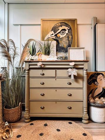 Commode dressoir ladekast apothekerskast linnenkast vintage beschikbaar voor biedingen