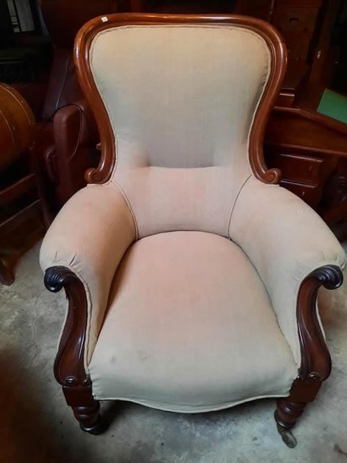 Engelse fauteuil stoel., Antiek en Kunst, Antiek | Meubels | Stoelen en Banken, Ophalen