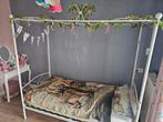 Heel mooi hemelbed, Ophalen, 85 tot 100 cm, Zo goed als nieuw, Lattenbodem