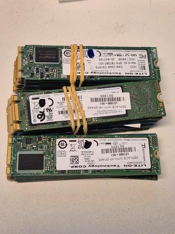 Partij 25 x 120/128GB M.2 SSD 2280 beschikbaar voor biedingen