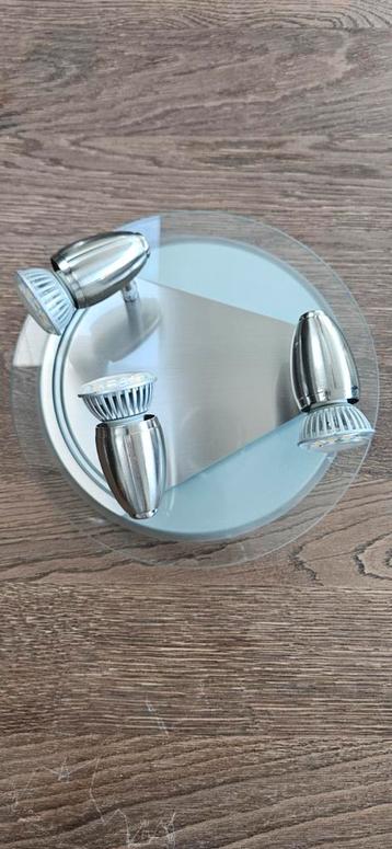 Moderne Plafondlamp met 3 Spots beschikbaar voor biedingen