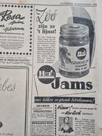 Advertentie Hero Jams (1948), Ophalen of Verzenden, 1940 tot 1960, Knipsel(s)