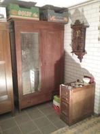 GROTE GAVE EIKEN LINNENKAST UIT GROOTMOEDERSTIJD, Antiek en Kunst, Ophalen