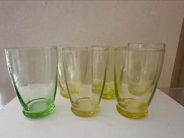 Anna groen waterglazen 6 stuks beschikbaar voor biedingen