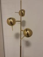 Gouden vloerlamp Made. com met 3 bollen, Ophalen of Verzenden, Gebruikt, Metaal, 150 tot 200 cm