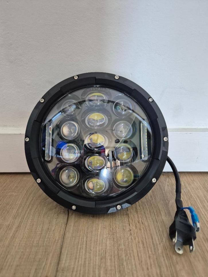 Koplamp lens Harley 7" touring, softtail, fatboy 75w, Motoren, Tuning en Styling, Ophalen of Verzenden