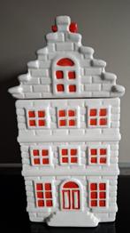 Postcodeloterij koekpot voorraadpot huisje trapgevel., Huis en Inrichting, Ophalen of Verzenden, Nieuw, Overige materialen, Pot, Bus of Blik
