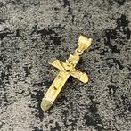14k gouden kruis hanger, Sieraden, Tassen en Uiterlijk, Kettinghangers, Ophalen of Verzenden