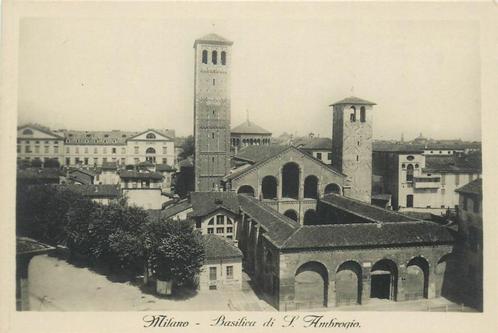 (701-465-035) Milano Basilica di S Ambrogio, Verzamelen, Ansichtkaarten | Buitenland, Italië, Verzenden