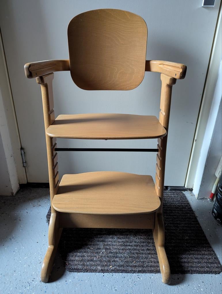 Geuther Kinderstoel - Gebruikt, niet compleet, Kinderen en Baby's, Kinderstoelen, Gebruikt, Meegroeistoel, Aanschuifbaar, Gordel(s)