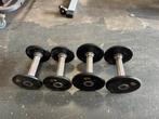 M&f rubberen dumbells 2 en 3 kg gewichten, Dumbbell, Gebruikt, Dumbells, 2 en 3 kg