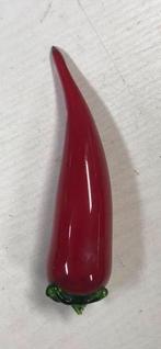 Glazen Spaanse peper - paprika, Antiek en Kunst, Curiosa en Brocante, Ophalen of Verzenden