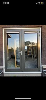 Nieuw Hardhouten kozijn+ tuindeuren 2055*2430, Ophalen, Nieuw, Minder dan 3 meter