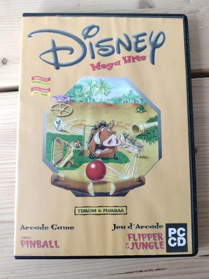 Disney Mega Hits Timon & Pumbaa Jungle Pinball, Spelcomputers en Games, Games | Pc, Zo goed als nieuw, Puzzel en Educatief, 1 speler