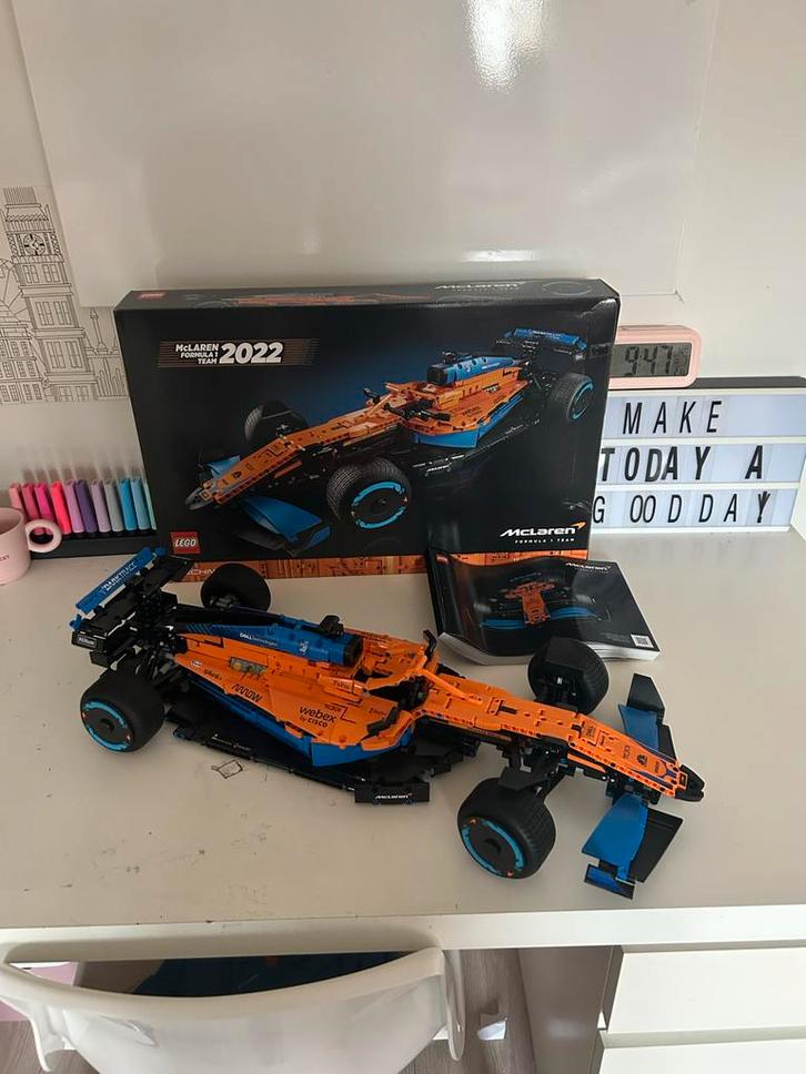 Lego Technic McLaren Formula 1 Team 2022, Kinderen en Baby's, Speelgoed | Duplo en Lego, Zo goed als nieuw, Lego, Complete set