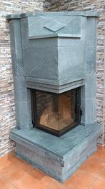 24093 Zware Speksteenkachel Hark, Ophalen, Gebruikt, Houtkachel, Vrijstaand