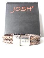 Nieuwe Josh heren armband, Verzenden, Nieuw, Bruin, Leer