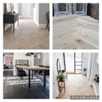 AANBIEDING!! VISGRAAT PARKETTEN, Huis en Inrichting, Stoffering | Vloerbedekking, Ophalen of Verzenden, Nieuw, 75 m² of meer, Parket