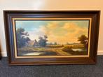 Schilderij zomers boerderijtafereel, Ophalen