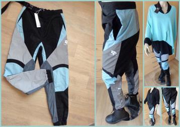 DAILY PAPER aparte grijs/zwart/blauwe NIEUWE broek maat S beschikbaar voor biedingen