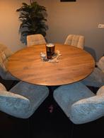 Houten Eettafel voor 4-6 Personen, Huis en Inrichting, Tafels | Eettafels, Gebruikt, Rond, Ophalen of Verzenden, Modern