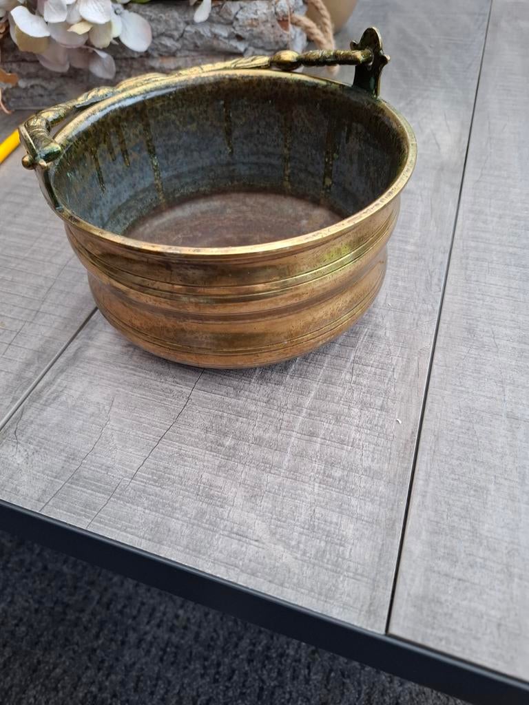 Koperen  pot zwaar, Ophalen of Verzenden, Koper