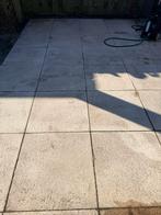 Betonnen tegels 60x60 cm, Tuin en Terras, Tegels en Klinkers, Ophalen, Gebruikt, 10 m² of meer, Beton