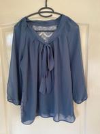 Petrol kleur blouse, Kleding | Dames, Gedragen, Blauw, Maat 38/40 (M), Ophalen of Verzenden
