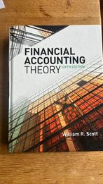 Financial accounting theory - Scott, Boeken, Studieboeken en Cursussen, Ophalen of Verzenden, Zo goed als nieuw, WO