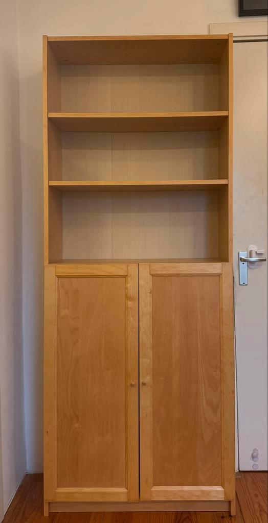 Billy x Oxberg Kast Ikea, Huis en Inrichting, Kasten | Boekenkasten, Gebruikt, 50 tot 100 cm, 200 cm of meer, 25 tot 50 cm, Ophalen