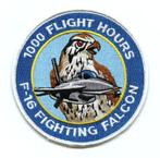 KLu luchtmacht patch F-16AM 1000 flight hours, Verzamelen, Ophalen of Verzenden, Luchtmacht, Nederland, Embleem of Badge