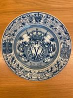 herdenkingsbord Regeeringsjubileum Wilhelmina, Verzamelen, Koninklijk Huis en Royalty, Ophalen, Zo goed als nieuw, Nederland, Overige typen