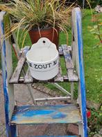 Vintage keramische zoutpot wandhanger jaren 70, Ophalen of Verzenden