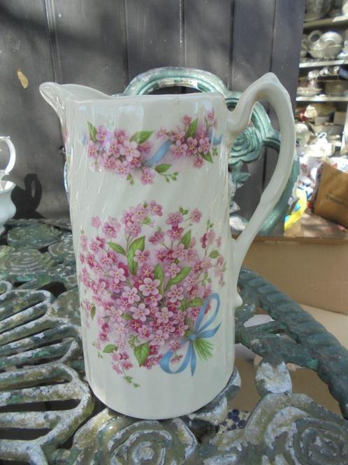 Meander Kan vol met kleine roze bloemetjes, Antiek en Kunst, Antiek | Servies los, Ophalen of Verzenden