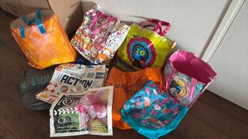 Shoppers tassen big shopper boodschappen tas 10x beschikbaar voor biedingen